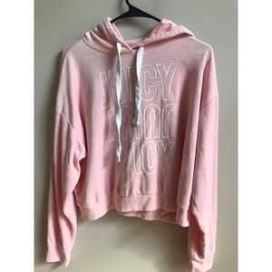 Juice Couture Velvet Pink Hoodie